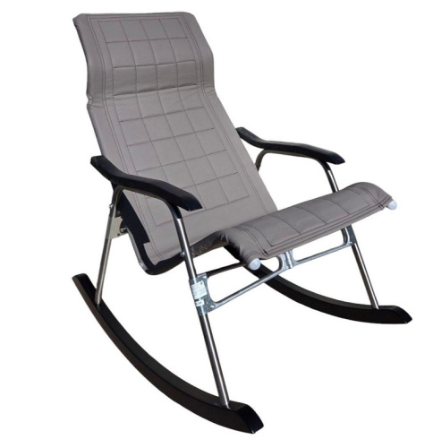 Складное кресло-качалка Платон серый