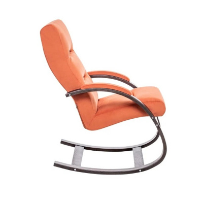 Кресло-качалка Leset Милано венге текстура Velur V39