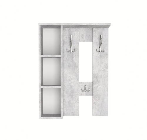 Вешалка настенная Артём-Мебель СН-100.44 бетон спаркс лайт 