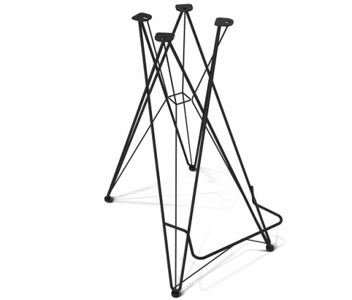 Стул барный Sheffilton SHT-ST34/S66 синий мираж чёрный муар 