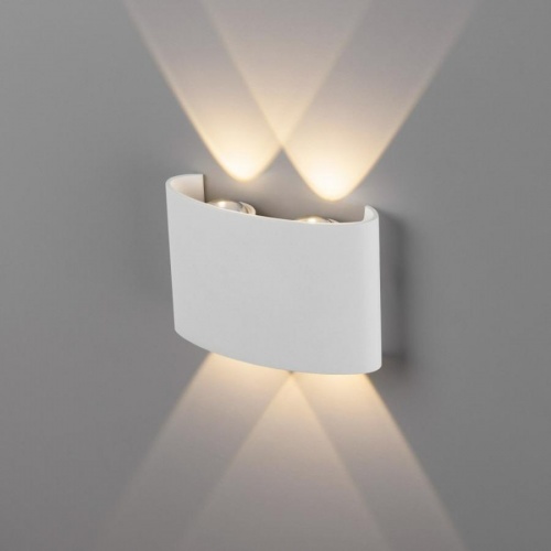 Бра уличное Elektrostandard 1555 Techno LED Twinky Double белый