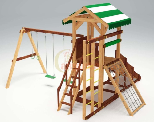 Детская спортивная площадка для дачи Савушка 4 Cезона 4