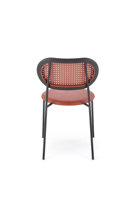Стул HALMAR K524 бордовый черный 