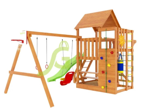 Детская площадка IgraGrad Крафт Pro 4 скат 2,2