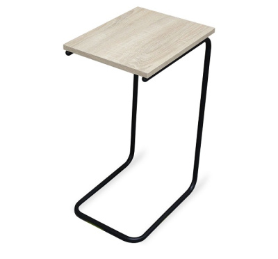 Стол журнальный Sheffilton SHT-CT9 дуб беленый черный муар 