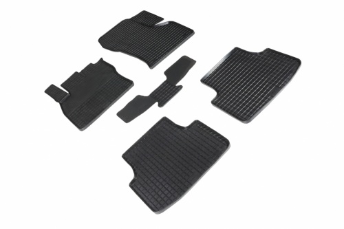 Резиновые коврики салона Сетка для Skoda Octavia A7 2013-2020 Черные
