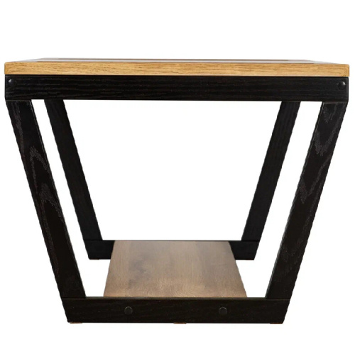 Стол журнальный BeautyStyle 33 дуб вотан черный 