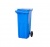 Контейнер для мусора Эдванс 120л с крышкой синий