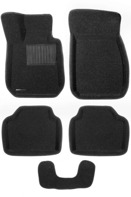 Коврики салона текстильные 3D BMW 3 (F30) Businesss (черные)