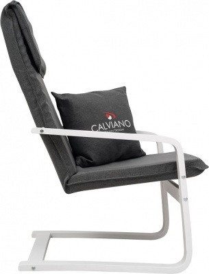 Кресло-качалка Calviano Soft 1 серое