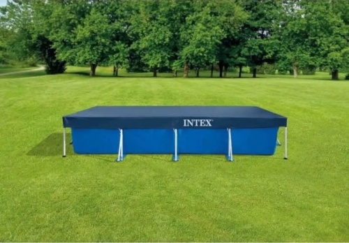 Тент для прямоугольных каркасных бассейнов Intex 450x220 см (28039)