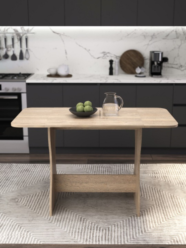 Стол обеденный Лея СН 130.05 экспрессив песочный 