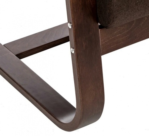 Кресло Leset ОСКАР орех текстура Малмо 28 