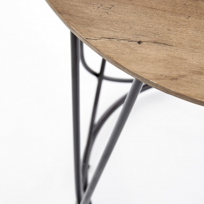 Стол журнальный HALMAR NUBIRA-S орех/черный 