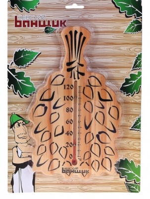 Термометр для бани "Веничек", спиртовой арт. Б-11584