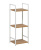 Стеллаж Leset Стилвуд 13 узкий 3 полки белый дуб крафт золотой Стеллаж Leset Стилвуд 13 узкий 3 полки белый дуб крафт золотой