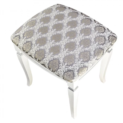 Банкетка Васко В 106Н белый серебро маркус серебро 