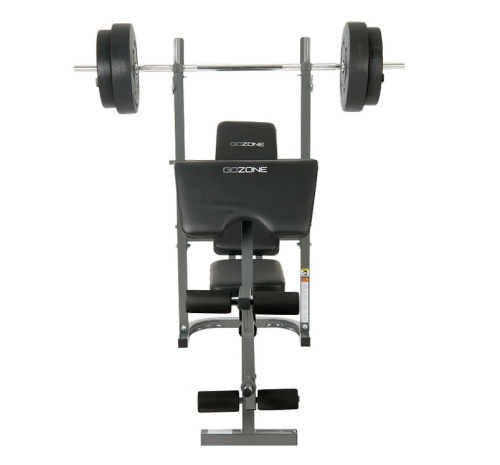 Скамья под штангу с опциями DFC GOZONE GZE-2201 со штангой
