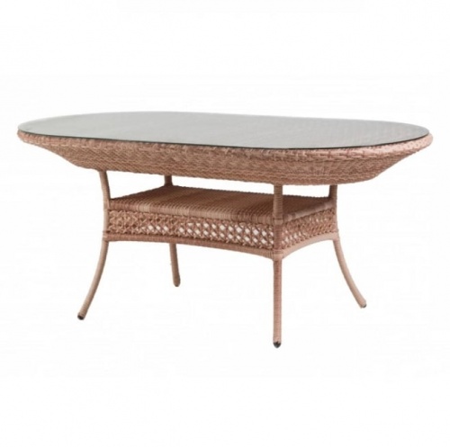 Комплект мебели CAMELLIA с овальным столом капучино