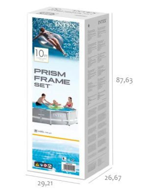 Бассейн каркасный Intex Prism Frame с фильтр-насосом 305x76 см (26702NP)