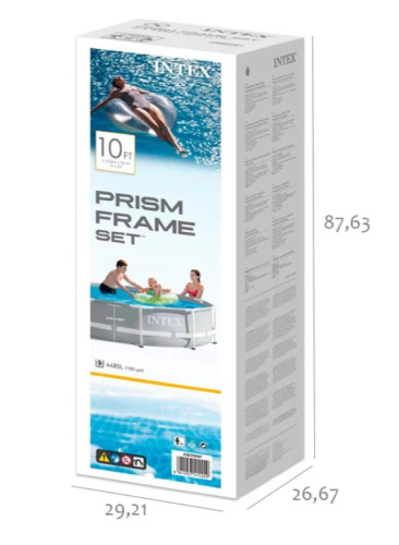 Бассейн каркасный Intex Prism Frame с фильтр-насосом 305x76 см (26702NP)