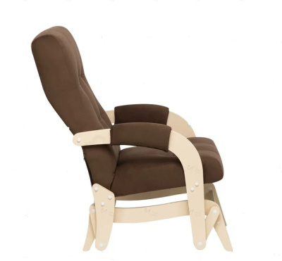 Кресло-маятник Leset Спринг слоновая кость Velur V23