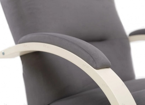 Кресло-качалка Leset Милано слоновая кость Velur V32