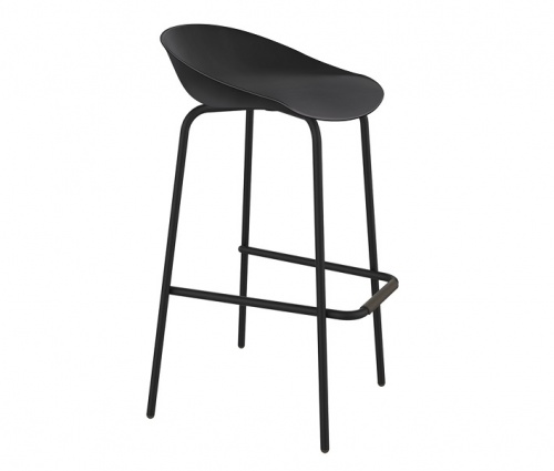 Стул барный Sheffilton SHT-ST19/S29 черный черный муар 