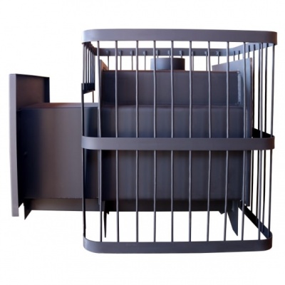 Печь банная ComfortProm Чугун 20 дверь стекло декор