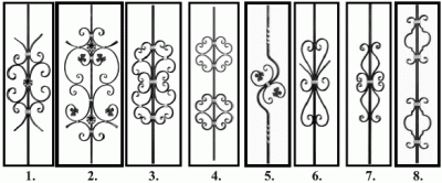 Секция забора Арт. ЗСК-30