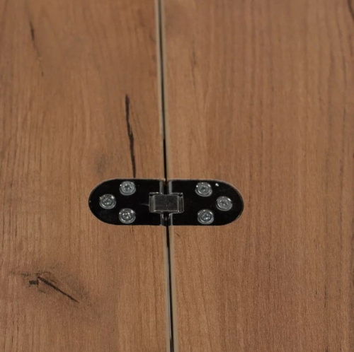 Стол трансформер Лерон дуб крафт золотой черный 