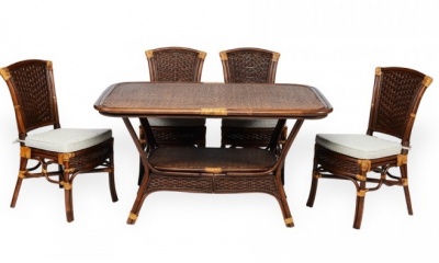 ALEXA стол обеденный овальный орех 