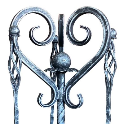 Каминный набор Ваза серебро