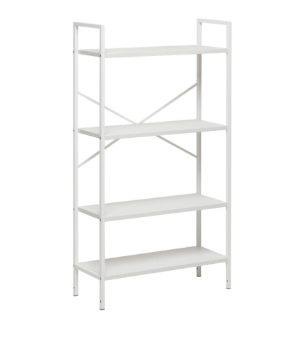 Стеллаж Leset Стилвуд 24 широкий 4 полки белый 