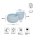 Кашпо для цветов Prosperplast Splofy Bowl DKSP370-656U