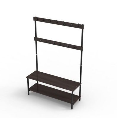 Вешалка групповая ВГР-6 ясень шимо темный 