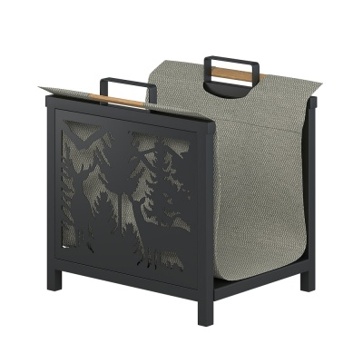 Сумка для дров S610 Брезент Серая