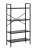 Стеллаж Leset Стилвуд 24 широкий 4 полки черный Стеллаж Leset Стилвуд 24 широкий 4 полки черный