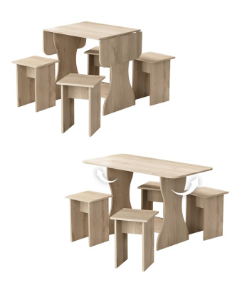 Обеденная группа Остин СН-130 дуб экспрессив песочный 