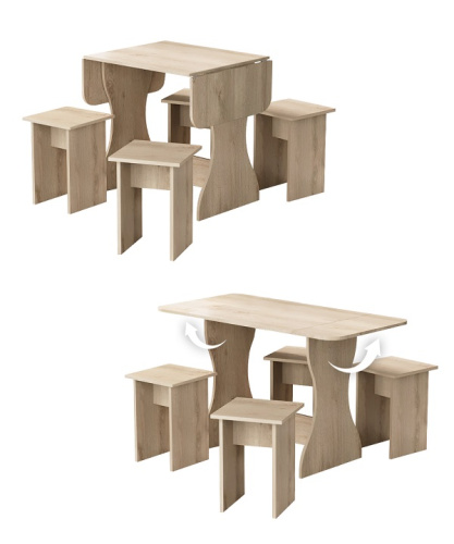 Обеденная группа Остин СН-130 дуб экспрессив песочный 