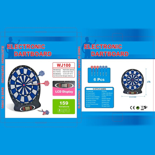 Электронный дартс DFC BLUEBOARD 6 дротиков
