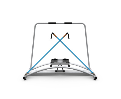 Горнолыжный тренажер SkiBase с лыжными палками SK-ST10051