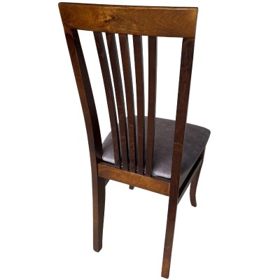 Стул МДК-99 орех Микровелюр коричневый 