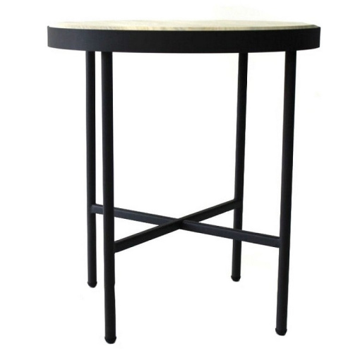 Стол журнальный МеталлАрт М011 малый бежевый дуб 