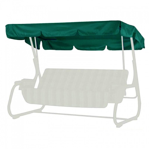 Тент (крыша) для садовых качелей Палермо зеленый (Ольса)