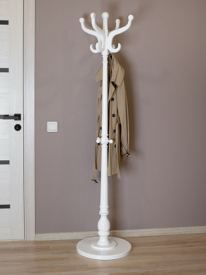 Вешалка напольная В 1Н белый 