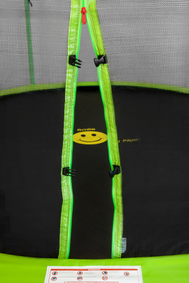 Батут Smile STG-374 с защитной сеткой и лестницей