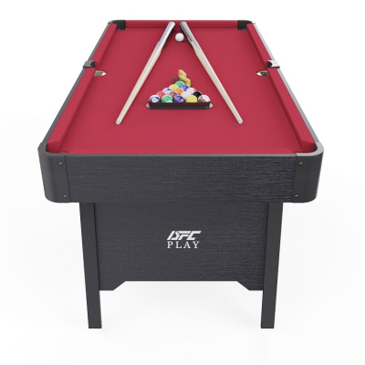 Игровой стол бильярд DFC 54 135 x 65 см красный