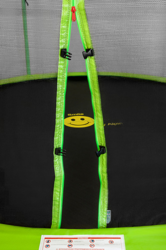 Батут Smile STG-374 с защитной сеткой и лестницей