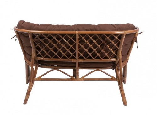 IND Комплект Багама с диваном миндаль матовый подушка коричневая 